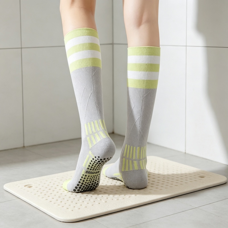 Women Knee High Yoga Socks, No - Leg Home Gym Workout recension och pris