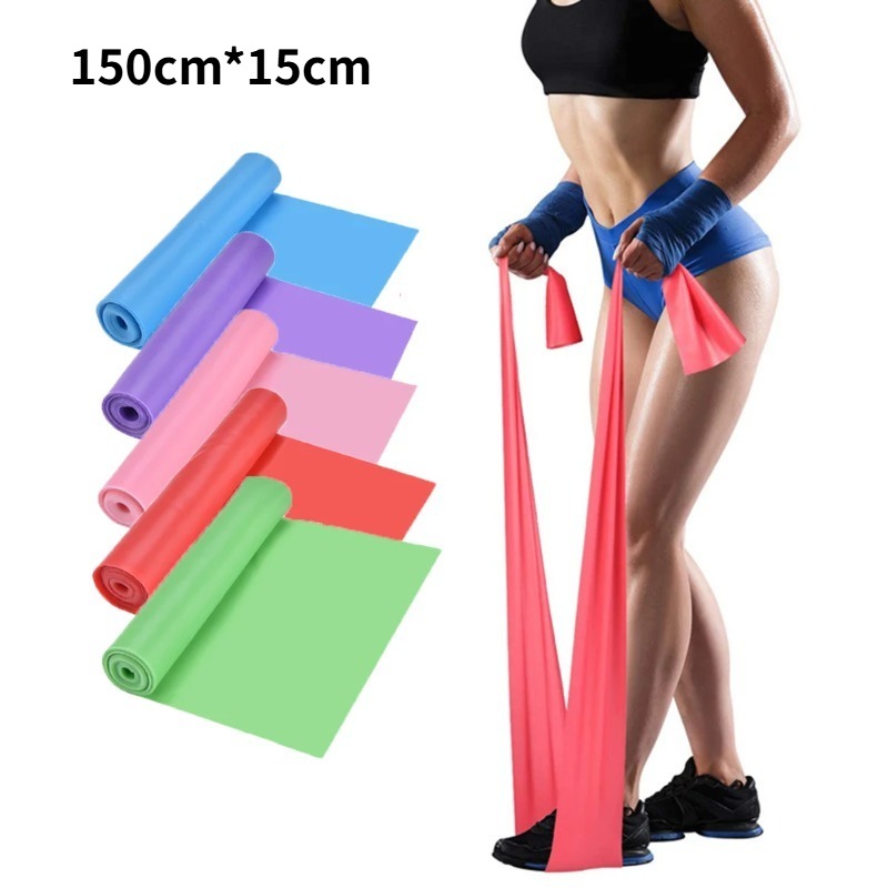 Natural Latex Resistance Bands - Leg Home Gym Workout recension och pris