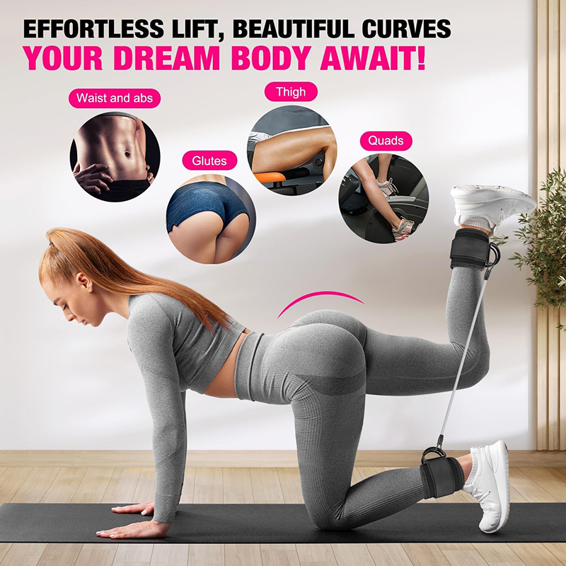 Ankle Strap Cable Machine With - Home Gym Equipment Set recension och pris