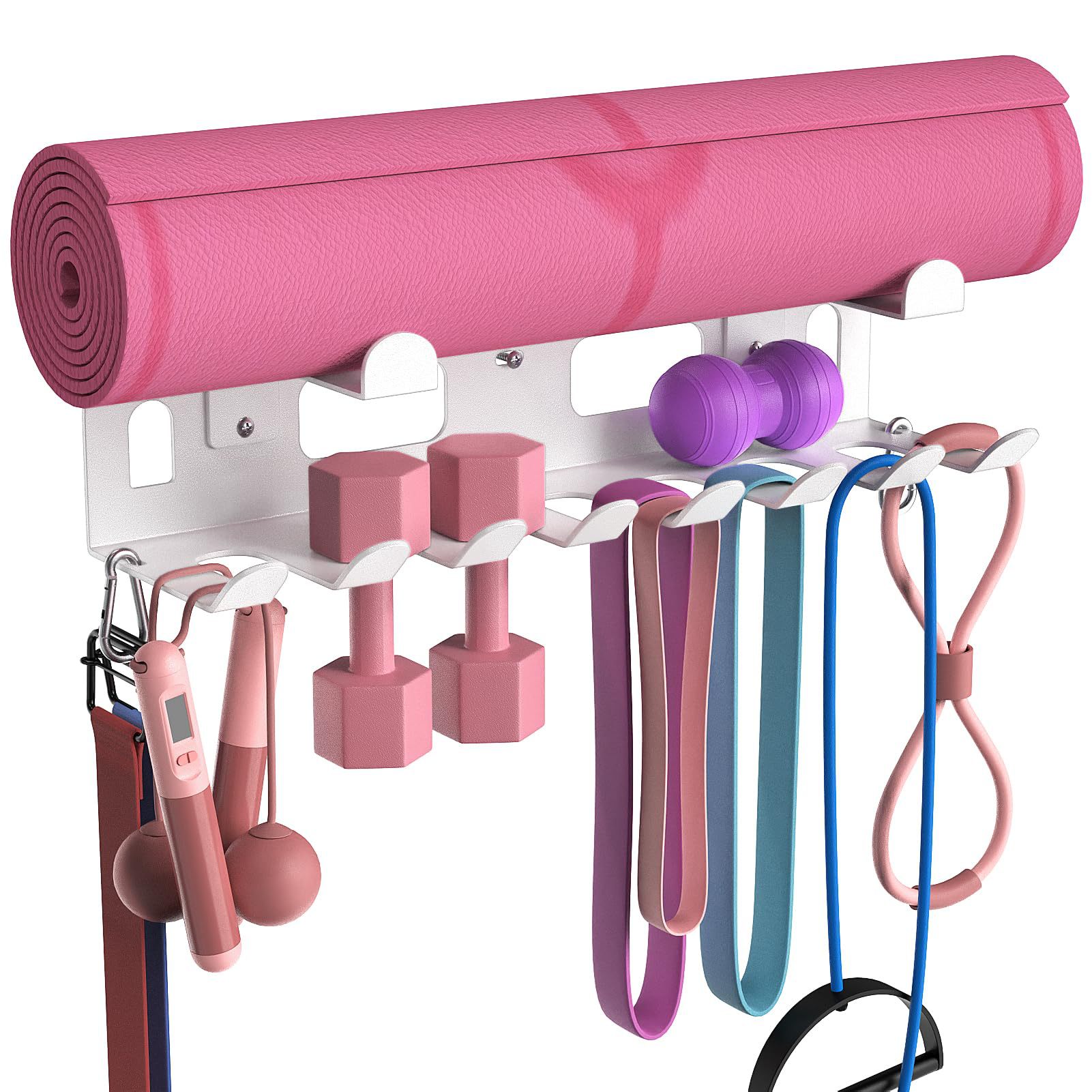 Multi Hook Wall Mount Fitness  - Leg Home Gym Workout recension och pris