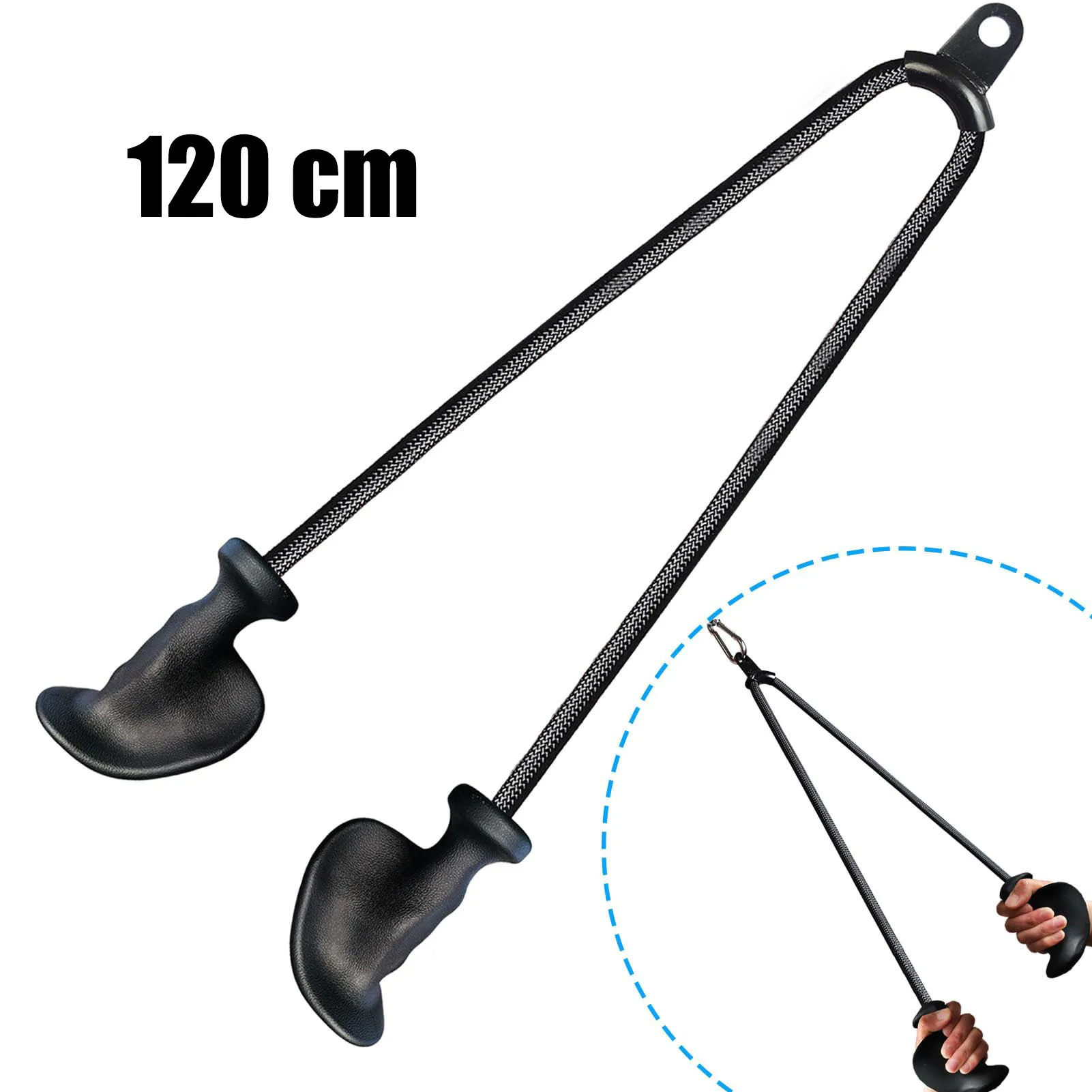 Ergonomic Triceps Rope,Easy to - Lat Pulldown Cable recension och pris