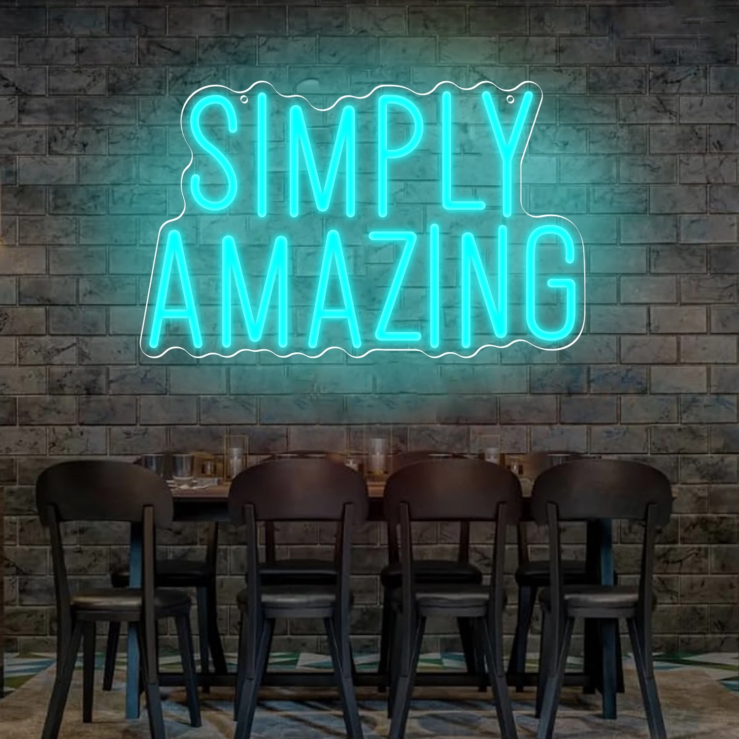 Simply Amazing Neon Sign Motiv - Home Gym Neon Sign recension och pris