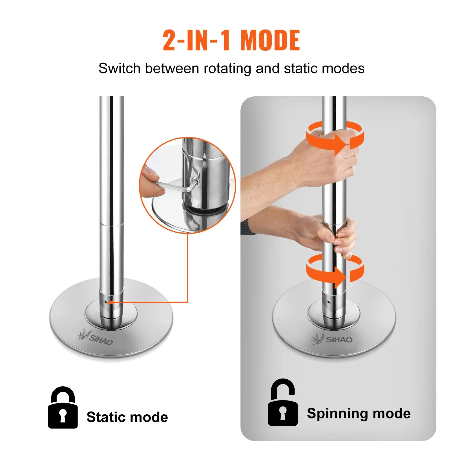 SIHAO Portable Height-Adjustab - Home Gym Routine recension och pris