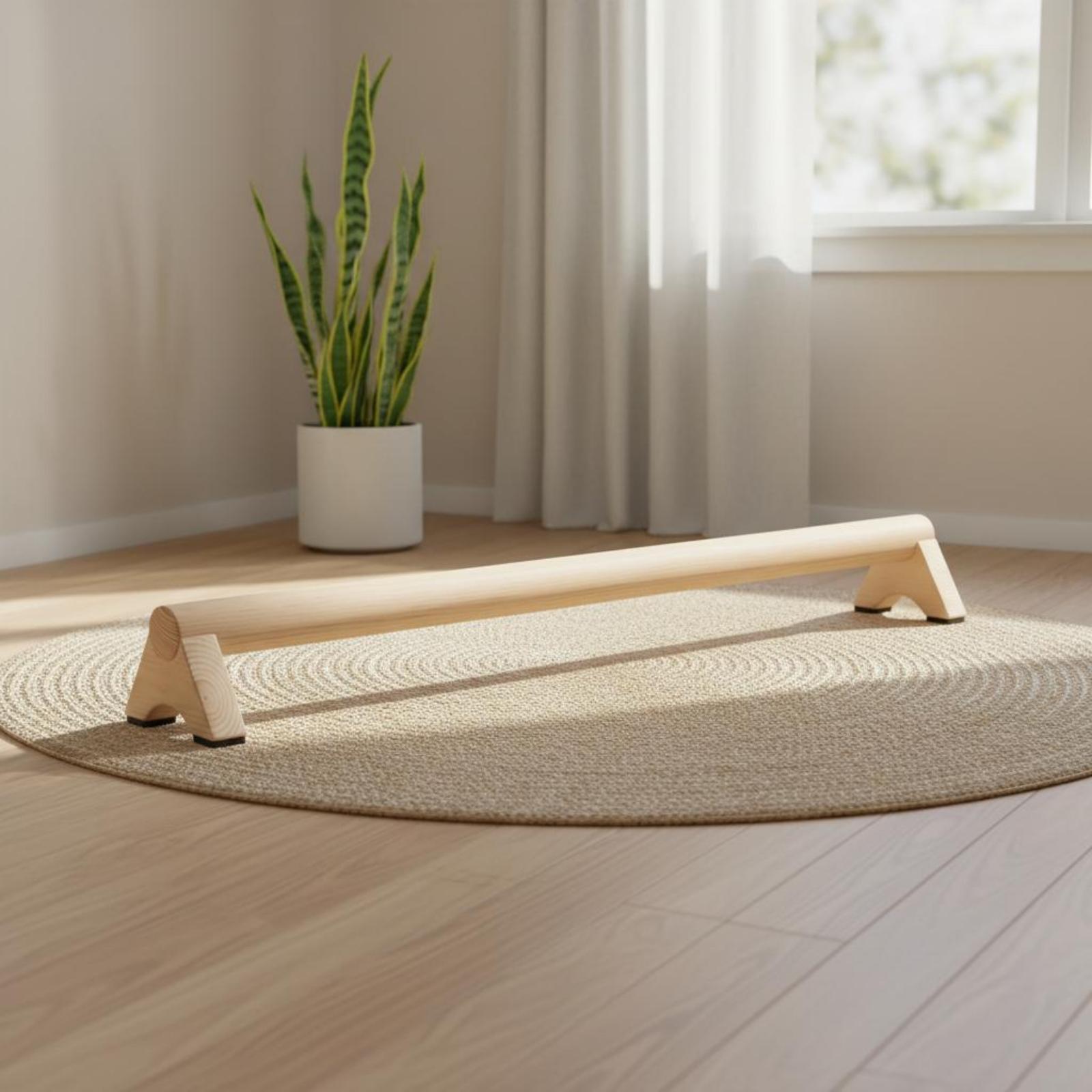 Balance Beam Trainer Wooden Ex - Home Gym Routine recension och pris