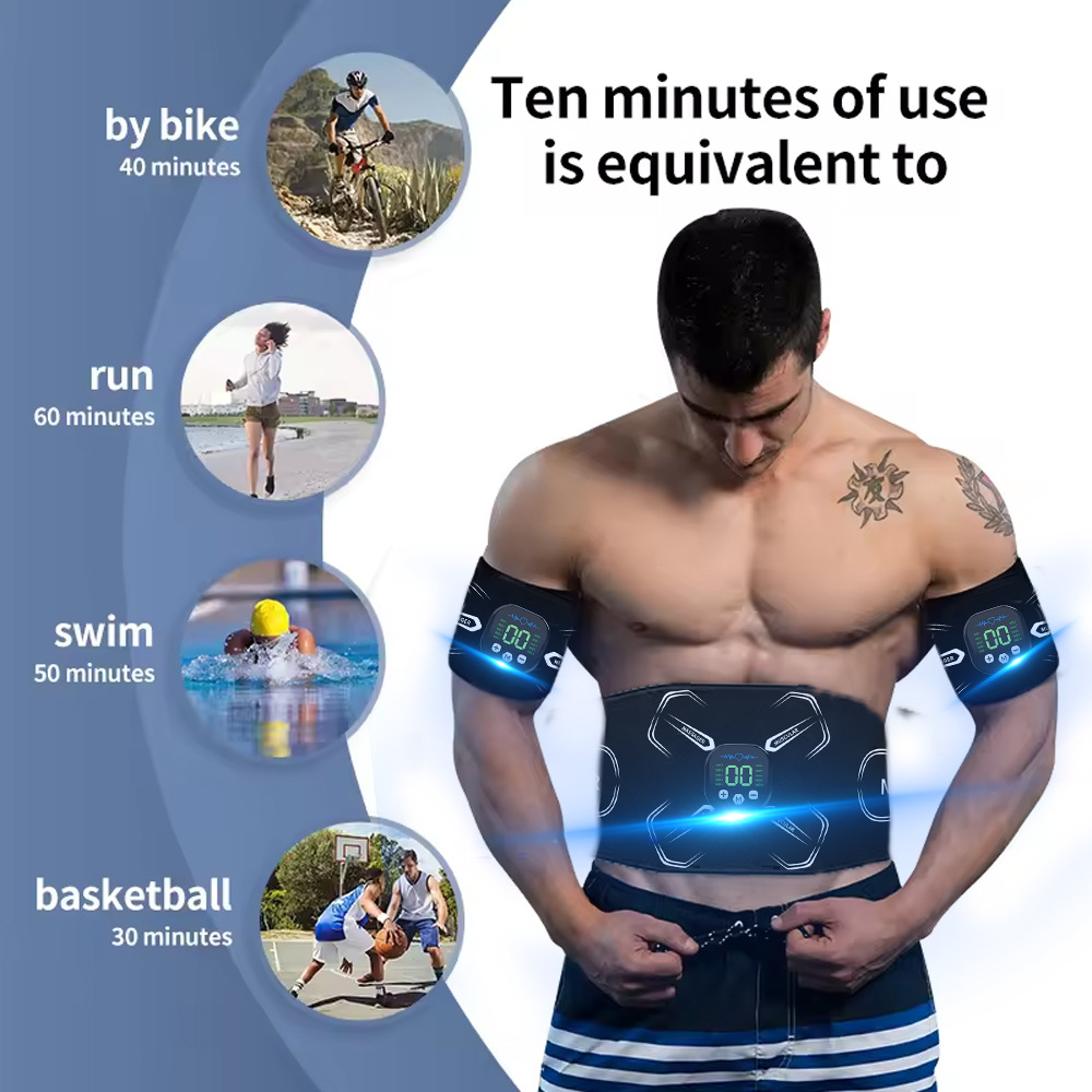 EMS Muscle Stimulator Abdomina - Leg Home Gym Workout recension och pris