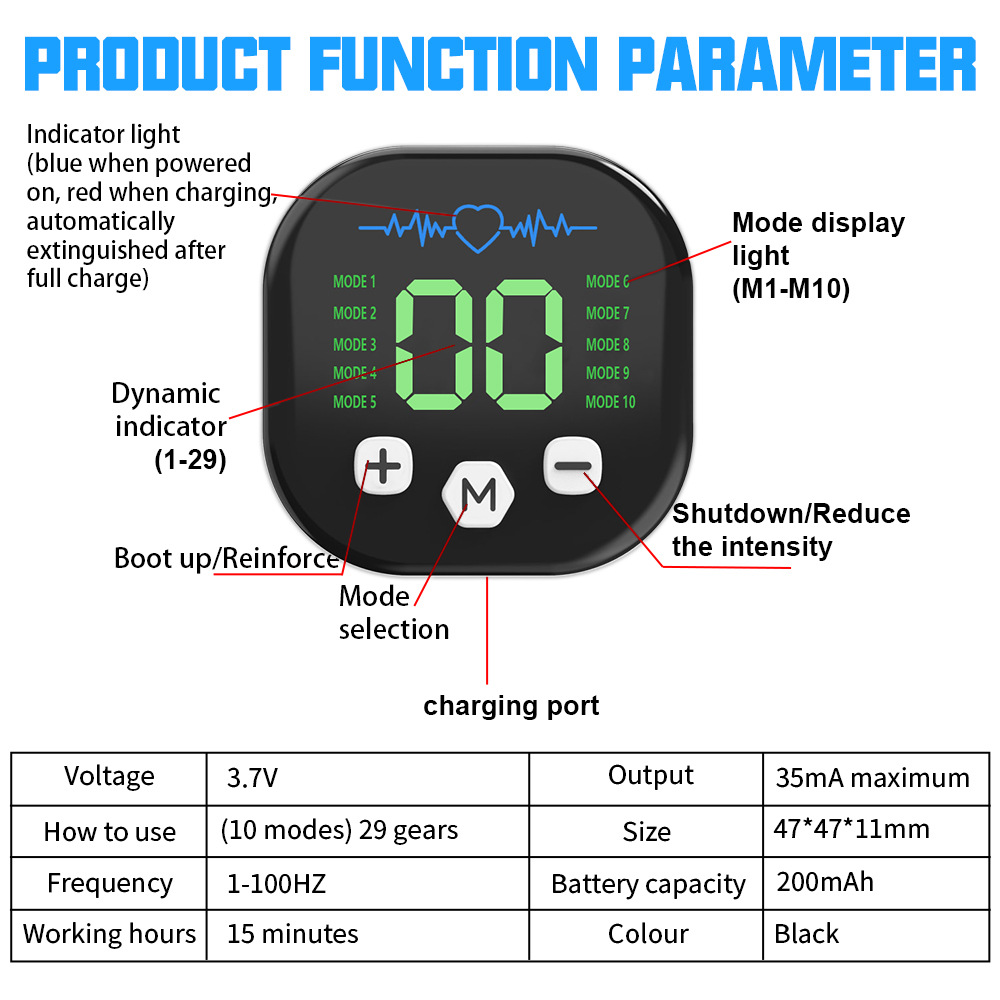EMS Muscle Stimulator Abdomina - Leg Home Gym Workout recension och pris