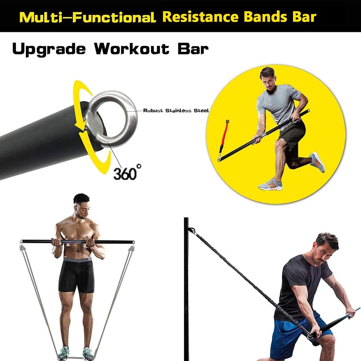 150lb Fitness Booty Resistance - Home Gym Equipment Set recension och pris